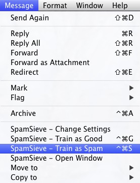 spamsieve not working with apple mail 10.2